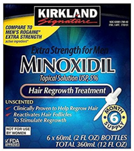 Kirkland Minoxidil 5 percent Extra Strength Hair Regrowth for Men