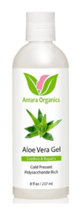 Amara Organics Aloe Vera Gel from Organic Cold Pressed Aloe